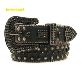 Designer Belt Bling Studded Crystal Fashion Diamond Bb Simon Belt Casual Woman Leather Designer for Man Lady Belts Mens Rock Rhinestone Buckle Punk Belts 272