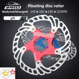 Lights Iiipro Bicycle 140 160 180 203mm Disc Brake Rotor Floating Thickening Anodized Quick Cooling Ultralight Disc