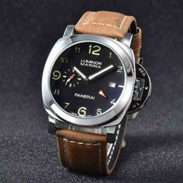 Luxury Watch Men's Automatic Mechanical Watch Sports Watch 2024 New Brand Watch Sapphire Mirror Leather Strap 40 44mm Diameter Timer Clock Watch 020A
