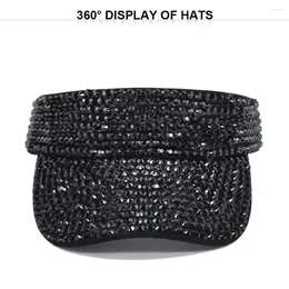 Ball Caps Men Casual Luxury Sun Hats Beach Empty Top Women Cap Korean Style Rhinestone Baseball