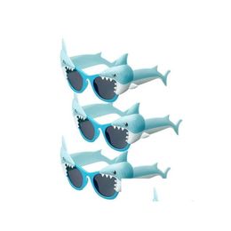 Other Event Party Supplies Glasses Children Shark Theme Parti Hawaii Kids Birthday Fav Boy Funny Ocean Baby Shower Drop Delivery H Dhuyp