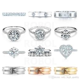 High quality 925 sterling silver new ring fashionable brand exquisite diamond ring suitable for women to wear to the banquet3713897