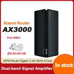 Routers 2021 New Xiaomi Router Ax3000 Mesh Wifi6 2.4g 5.0 Ghz Full Gigabit 5g Wifi Repeater 4 Antennas Network Extender Mesh Routers