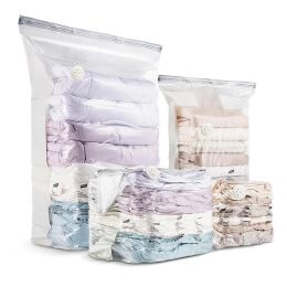 Bags Clothes Quilt Vacuum Storage Bag Transparent Compression Bag Portable Manual Exhaust Vacuum Bag Closet Organiser Packing Bags