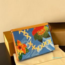 Woman Clutch Clutch Bag Designer Pochette Wallets Handbags Crossbody Ladies Fashion All-match Classic Floral Wallet Handbag