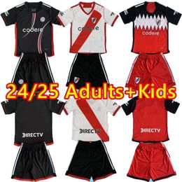 new RIVER PLATE third soccer jersey black 24 25 black M BORJA LANZINI COLIDIO SOLARI 2024 2025 adult kids kit football shirts fans player version