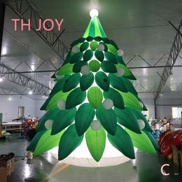 wholesale free shipment outdoor activities Giant Christmas Inflatable Tree Balloon,10m 33ft newest inflatable Christmas tree with white light