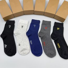 Multicolor Fashion Designer Mens Socks L Women Men High Quality Cotton All-match Classic Ankle Breathable Ni Mixing Football Basketball Socks Wholesale G19