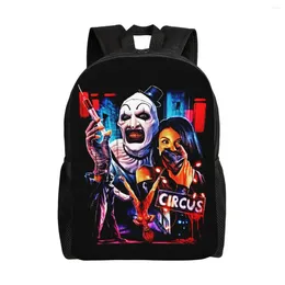 Backpack Halloween Clown Horror Movie Terrifier For Men Women Water Resistant School College Bag Printing Bookbag