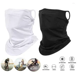 Bandanas Men Women Summer Bandana Hanging Ear Triangle Face Mask Cycling Hunting Hike Fishing Ski Sports Outdoor Neck Warmer Scarf