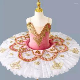 Stage Wear Professional Classical Pancake Tutu Costume Ballet Kids Girls Adults Women Dance Costumes Ballerina