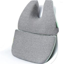 Pillow Foldable Memory Foam Nap Office Lunch Break Back Wheelchair Student For Headrest Waist Protect