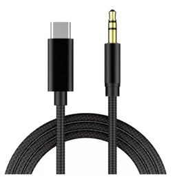 2024 M Aux Audio Cable Type C To 3.5mm Jack Adapter Cable Speakers Car Type-C for Samsung Adapter Wire Linefor Car Type-C Aux Cable