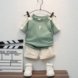 Clothing Sets Summer Baby Boys Clothes Fashion Cotton Letter Printing T-shirts Tooling Shorts 2pcs Kids Outfits For Infant Tracksuit