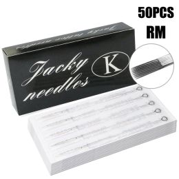 Needles 50 PCS 5/7/9/11/13/15/17/19 RM Disposable Sterile Standard Tattoo Needles Round Magnum for Machine Grips Tips Supply