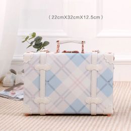 Suitcases 2023 13" Vintage Suitcase Travel Suitcase,Scratch Resistant Rolling Luggage Bags Carry on luggage