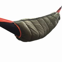 Packs Winter Warm under Quilt Hammock Sleeping Bag Travel Portable Windproof Hunting Winter Hiking Outdoor Camping Underquilt