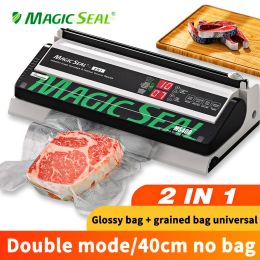 Sealers MAGIC SEAL MS400 Food Vacuum Sealer Machine Best Vacuum Sealer Packaging Machine Plastic Bag Sealer Common To All Bags