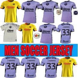 up-to-date Liga MX Club America Soccer Jerseys 2023 2024 2025 K.ALVAREZ J.QUINONES D.VALDES G.OCHOA GIOVANI FIDALGO M.LAYUN A.ZENDEJAS football men shirt