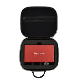 Accessories For Focusrite Scarlett Solo3/2i2/4i4/8i6 (3rd Gen) USB Audio InterfacRecording Sound Card Hard Carrying Case Storge Travel Bag