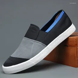 Casual Shoes 2024 Comfortable Canvas Spring Summer Fell Breathable Men Espadrilles Home Barefoot Flats Loafers 20036