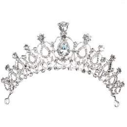 Hair Clips Rhinestone Wedding Crown Sparkling Non Slip Fashion Wide Headband For Cosplay Headdress Wearing