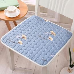 Pillow Simple Modern Style Polyester Chair S Home Office Student Square Flower Printed Seat Pads Computer Protective Mats