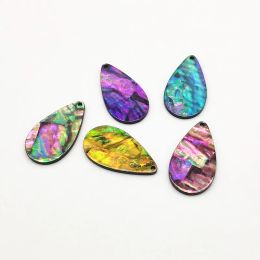 Charms New Arrival! 35x20mm 30pcs Acrylic with Shell Drop shape Charm for Handmade Earrings make DIY Parts,Jewelry Accessories Finding