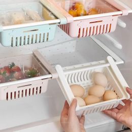 Organization Fridge Organizer Storage Box Refrigerator Drawer Plastic Storage Container Shelf Fruit Egg Food Storage Box Kitchen Accessories