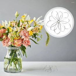 Vases Flower Arranging Tool Floral Design Arranger Grid Iron Arrangement With Multi-holes Bouquet Plant For