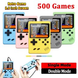 Mini Handheld Video Game Consoles 8 Bit 3.0 Inch Color LCD Retro Portable Gaming Player Built in 500 Games for Kids Gifts 240419