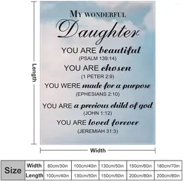 Blankets Daddy For Daughter Lightweight Flannel Blanket Mommy Gifts Adult