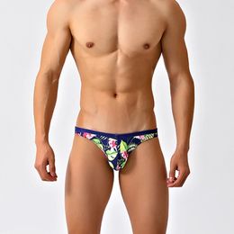 G61 tight sexy low waist men swimwear summer swimming beach swimsuits pool party swim trunk briefs bikinis small size 240410