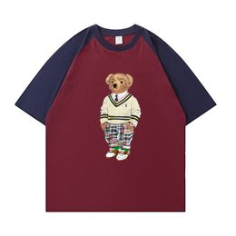 Pure cotton oversized T-shirt with unique animal print design, cool and breathable polo shirt style, a must-have fashion item.