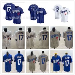 Football Jerseys Dodgers Jersey 17 Ohtani42#24# Cardigan Embroidered Short Sleeved T-shirt for Fans