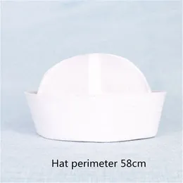 Berets White Hats Funny Party Gob Hat Yacht Dress Up Costume Drop