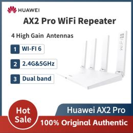 Routers Huawei AX2 Pro WiFi Router DualBand 300 Mbps Network Amplifier WiFi 6 2.4G & 5GHz Wireless Broadband Repeater For Home Office