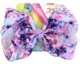 30pcs 8quot Large JoJo Bow With Hair Clip For Girls Kids Handmade Metalic Printed Ribbon Knot Jumbo Hair Bow Hair Accessories3695432