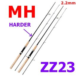 Accessories ZZ23 1.8m 2.1m 2.4m 1 Set 2 Sections Fast Action MH Lure Spinning Fishing Rod Carbonfiber Tip 2.2mm Bait Can Be 1050g VVV