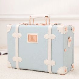 Suitcases 2023 Children's cartoon suitcase Small size male and female student cabin 13inch travel suitcase password suitcase