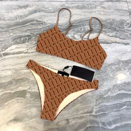 Luxury Printed Bikinis Swimwear Sexy Two Piece Swimsuits Womens Beach Underwear Padded Push Up Bathing Suits Designer Swimwears