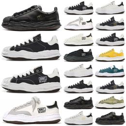 Luxur Maison Men Women Casual shoes Maisons Mihara Yasuhiro Black White Dissolved Shell Head MMY Shoes Thick Sole Youth Breathable Board Trainers