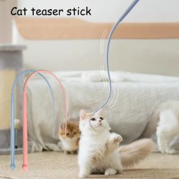 Toys Simulated Mouse Tail Cat Teaser, Funny Stick, Silicone Long Tail, Pet Interactive Toys for Cats, Kitten Hunting Products