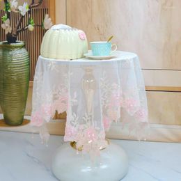 Table Cloth Decoration And Accessories Flowers Beads Embroidery Cover Wedding Kitchen Christmas Dining Party Tablecloth