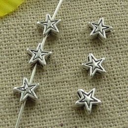 Components 900 Pieces Tibetan Silver Star Spacers 6x3MM C3622 Jewellery Finding Craft