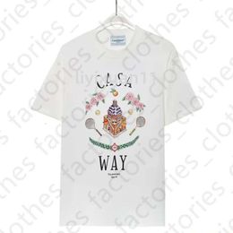 Casablancas Shirt Men Women Casa Blanca Designer T-shirts Tees Apparel Casa Blanca Women Tops Man Letter Shirt Luxury Street Shorts Slee 9983