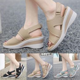 Sandals Platform Lightweight Casual Sports Rhinestone Thick Bottom Latex Large Size Women'S Shoes For Women