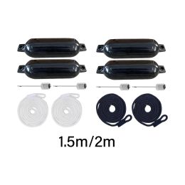 Accessories Marine Boat Fenders Boat Accessories with 2 Ropes Anti Collision Protector for Fishing Boats Docking Sailboats Pontoon