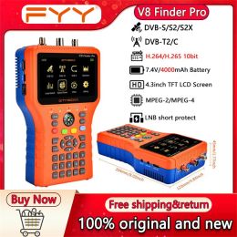 Receivers NEW GTMEDIA V8 Finder Pro/Finder2 HD H.265 Satellite Signal Finder S2X/T2/C/ATSCC Auto Calculate Angle of AZ EL Support ACM AHD