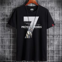 Shirts 2021 Newest T Shirt for Men Clothing Fiess White O Neck Man Tshirt for Male Oversized Anime S6xl New Men Tshirts Goth Punk